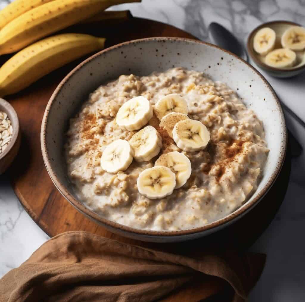 oats with bananas